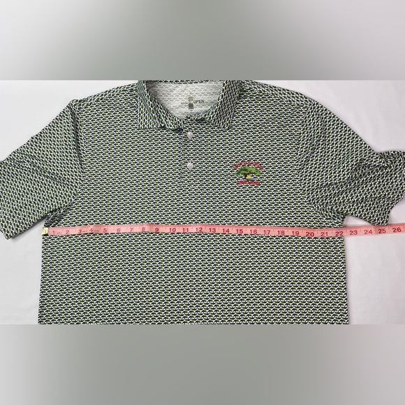 Torrey Pines 121st US Open Microprint Trees All Over Golf Polo Shirt Size Medium - Picture 8 of 8